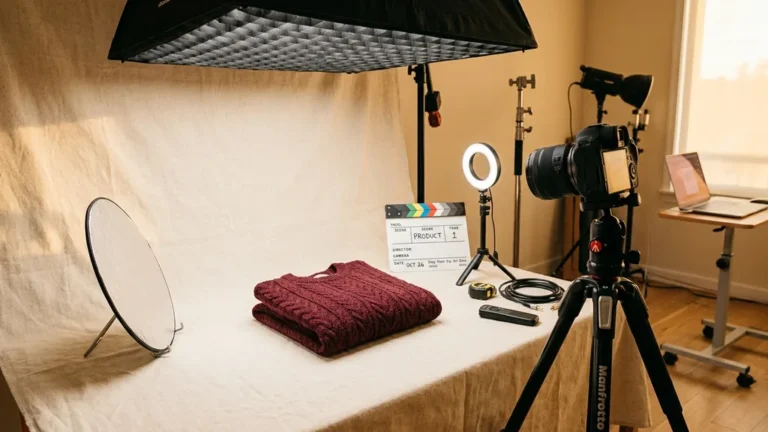 Profesjonalna sesja produktowa vintage